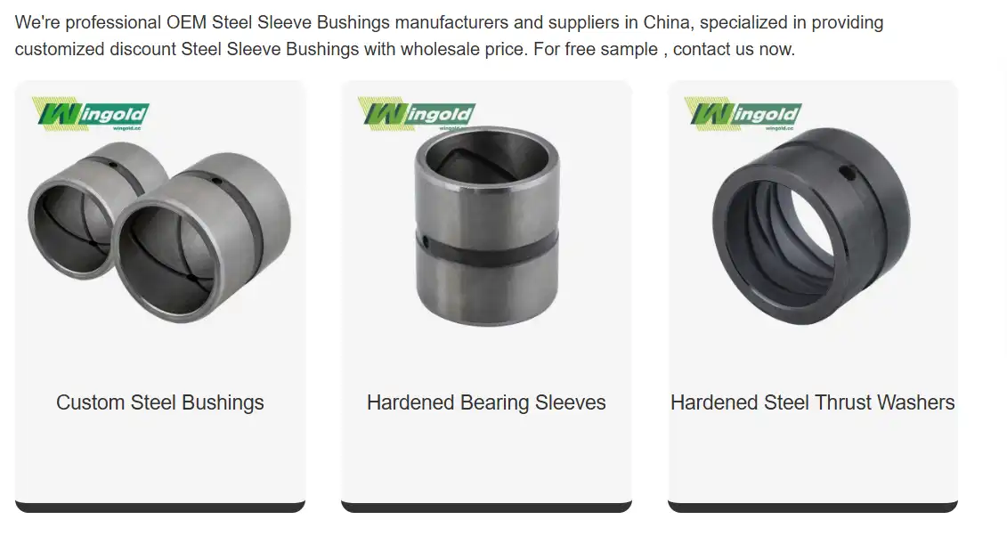 steel bushings