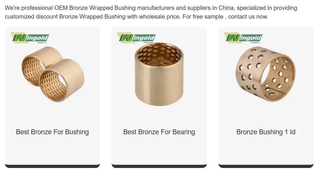 bronze bushings bronze bushings